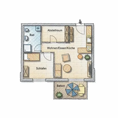 Ferienwohnung 2404 App 5 In * Burhave